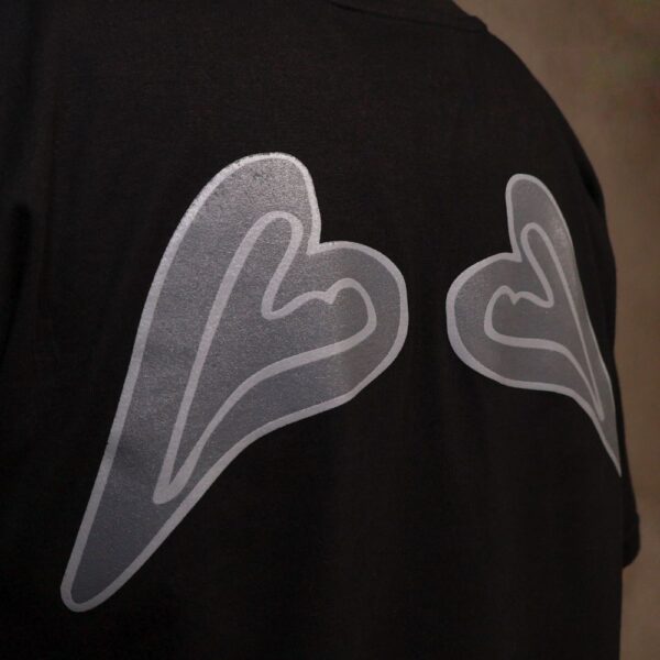 Polera Gray Hearts - Imagen 2