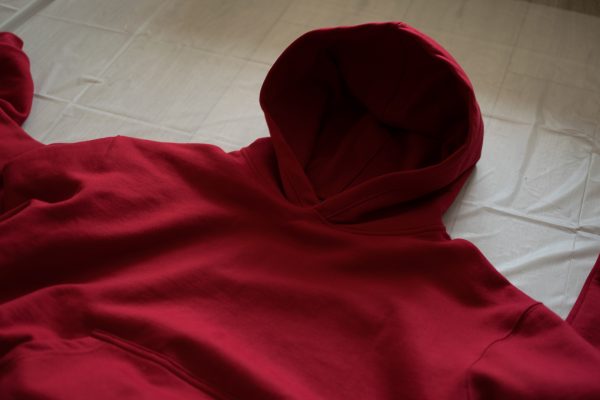 BlackMoon Hoodie Boxy Fit Rojo - Imagen 4