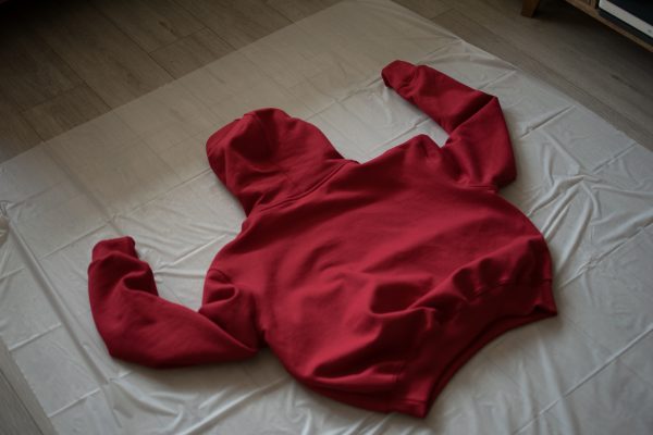 BlackMoon Hoodie Boxy Fit Rojo - Imagen 6