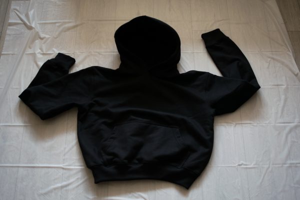 BlackMoon Hoodie Boxy Fit Negro - Imagen 2