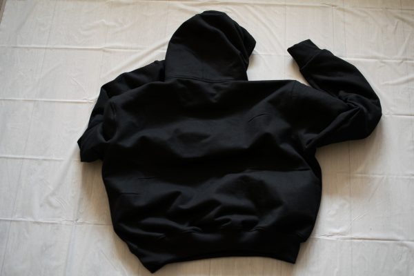 BlackMoon Hoodie Boxy Fit Negro - Imagen 4